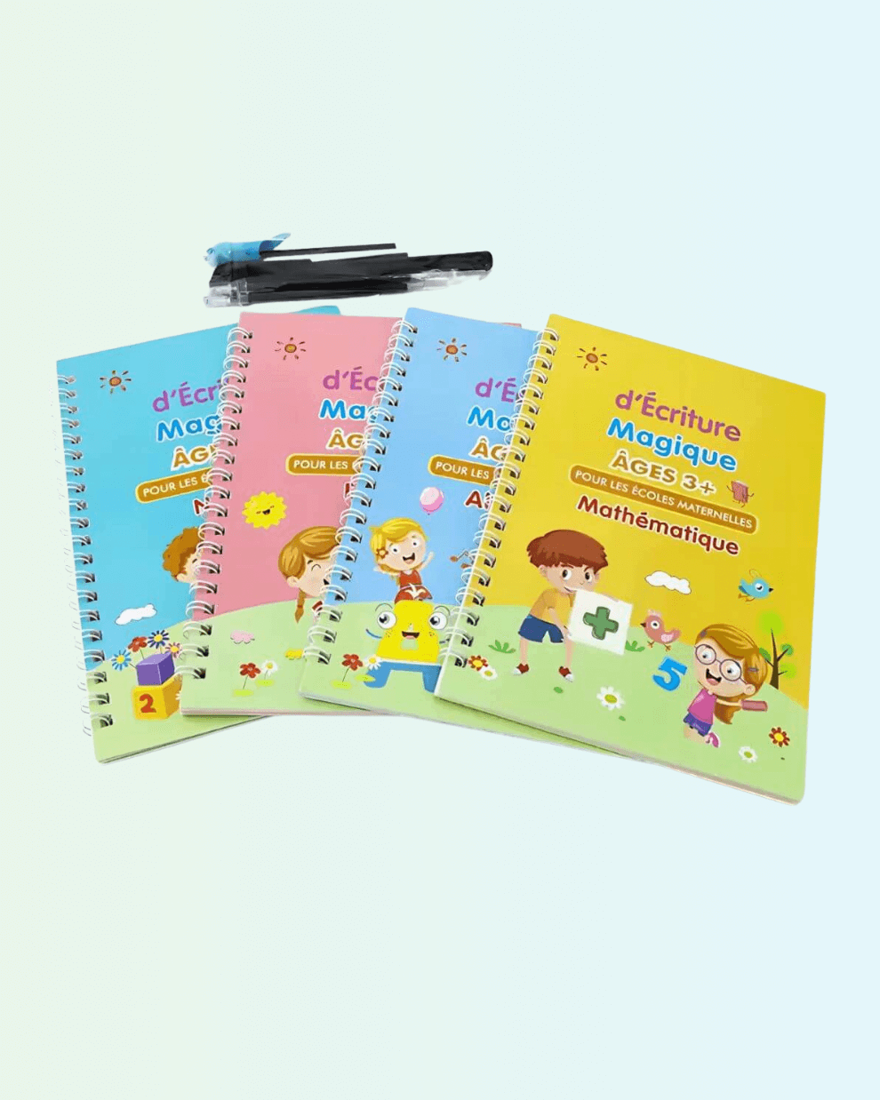 PACK FAMILLE Montessori 8 Livres + accessoires